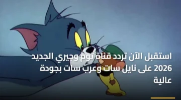 تحديث التردد الجديد.. ضبط قناة توم وجيري على قمر نايل سات وعرب سات